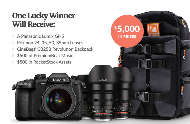 Win a GH5 and More From PremiumBeat! Almost $5,000 in Prizes!