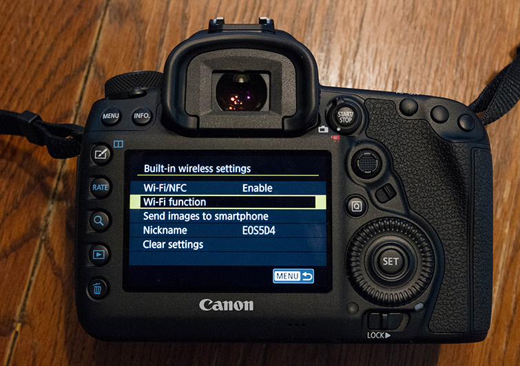 A Field Guide to the Canon 5D Mark IV's Built-in Wi-Fi