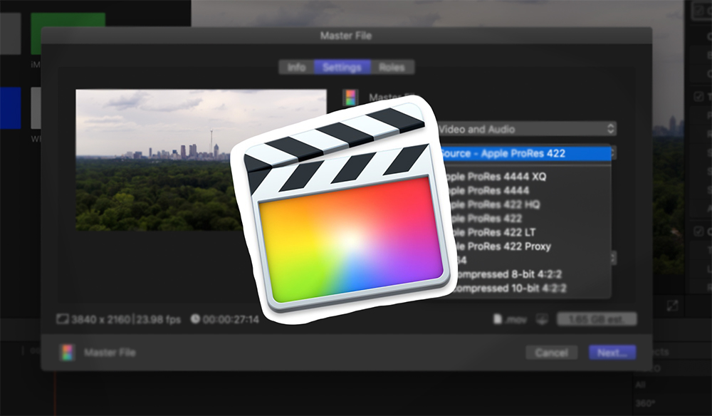 How To Export A High Resolution Movie Out of Final Cut Pro X